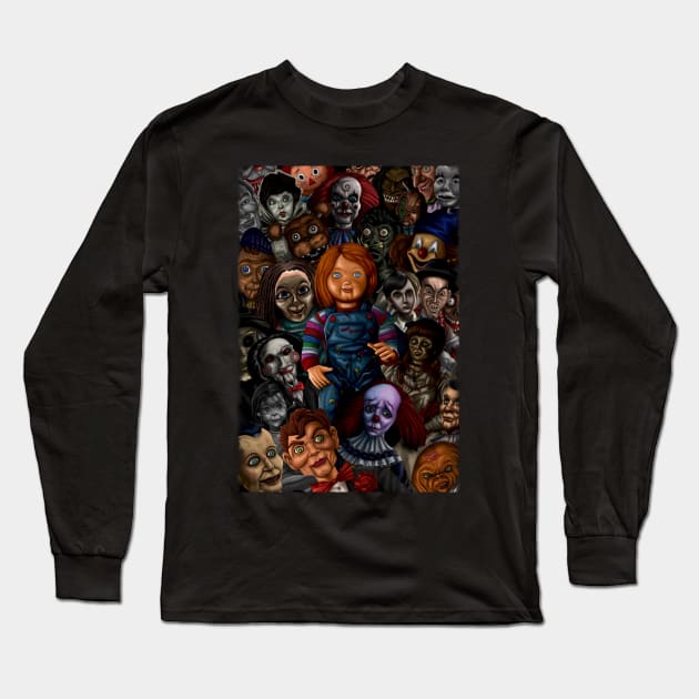 Master of Puppets Long Sleeve T-Shirt by Hvmbertogarza